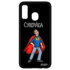 Чехол на смартфон Samsung Galaxy A40 французский дизайн Супердед Шутка Дедушка Utaupia