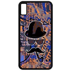Чехол на смартфон iPhone XS Макс оригинальный дизайн Мистер усы Стиль Чарли Utaupia