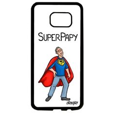 Чехол на смартфон Samsung Galaxy S7 Edge французский дизайн Супердед Дедуля Дед Utaupia