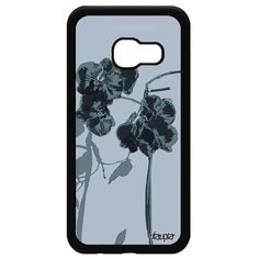 Чехол на смартфон Samsung Galaxy A3 2017 оригинальный дизайн Цветы Акварель Бутон Utaupia