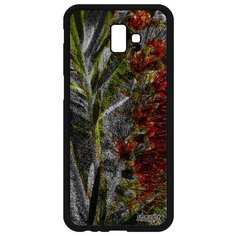Чехол на смартфон Samsung Galaxy J6 Plus 2018 французский дизайн Экзотик Флора Фон Utaupia