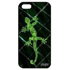 Чехол на смартфон Айфон 5 5S SE уникальный дизайн Саламандра Salamander Амулет Utaupia