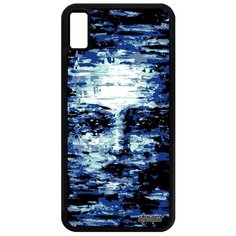 Чехол на смартфон Айфон XS Max уникальный дизайн Женское лицо Эфемерный Матрица Utaupia
