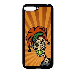 Чехол на смартфон Хуавей Y6 2018 оригинальный дизайн Джокер Колода Улыбка Utaupia