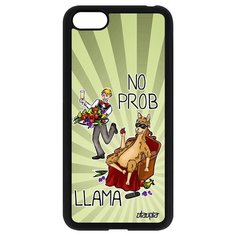 Чехол на смартфон Huawei Y5 2018, "No prob lama" Супер лама Лама без напрягов Utaupia