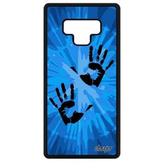 Чехол на смартфон Samsung Galaxy Note 9 уникальный дизайн Отпечаток ладони Arm Раста Utaupia