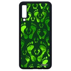 Чехол на смартфон Samsung Galaxy A7 2018 оригинальный дизайн След стопы Дитя Ребенок Utaupia