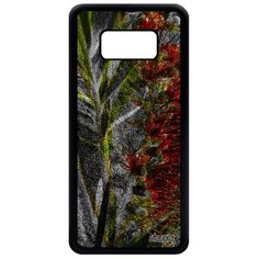 Чехол на смартфон Samsung Galaxy S8, "Экзотик" Рисунок Цветок Utaupia