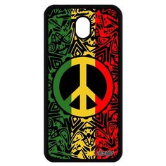 Чехол на смартфон Samsung Galaxy J7 2017 уникальный дизайн Peace and Love Мир и Любовь Utaupia