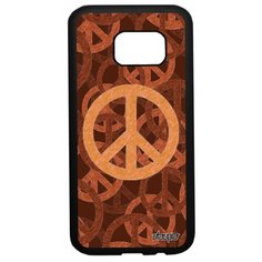 Чехол на смартфон Samsung Galaxy S7 французский дизайн Peace and Love Пацифизм Символ Utaupia
