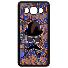 Чехол на смартфон Samsung Galaxy J5 2016 французский дизайн Мистер усы Чаплин Портрет Utaupia