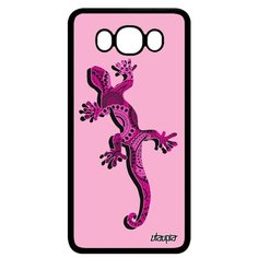 Чехол на смартфон Самсунг Galaxy J7 2016 оригинальный дизайн Саламандра Амулет Варан Utaupia