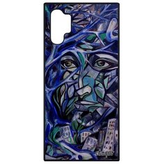 Чехол для смартфона Samsung Galaxy Note 10 Plus, "Взгляд" Картина Абстракция Utaupia