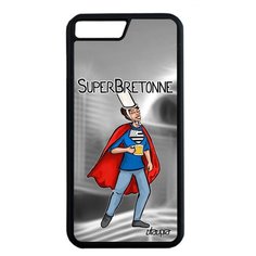 Чехол на смартфон Apple iPhone 8 Plus, "Супербретонка" Бретань Рисунок Utaupia