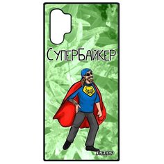 Чехол на смартфон Samsung Galaxy Note 10 Plus французский дизайн Супербайкер Мотоцикл Utaupia