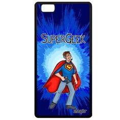 Чехол на смартфон Huawei P8 Lite 2015 уникальный дизайн Супергик Веселый Комичный Utaupia