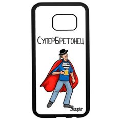 Чехол на смартфон Samsung Galaxy S7 уникальный дизайн Супербретонец Рисунок Смешной Utaupia