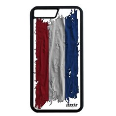 Чехол на смартфон iPhone 7 Plus, "Флаг Голландии на ткани" Страна Utaupia