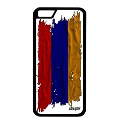 Чехол на смартфон iPhone 6 6S, "Флаг Армении на ткани" Патриот Государственный Utaupia