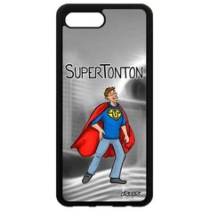 Чехол на смартфон Honor 10 уникальный дизайн Супердядя Веселый Герой Utaupia