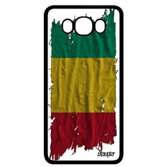 Чехол на смартфон Galaxy J7 2016, "Флаг Гвинеи на ткани" Страна Государственный Utaupia