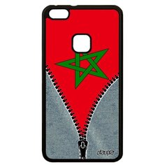Чехол на смартфон Huawei P10 Lite, "Флаг Марокко на молнии" Страна Государственный Utaupia