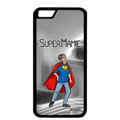 Чехол на смартфон Айфон 6 6S французский дизайн Супербабуля Комикс Юмор Utaupia