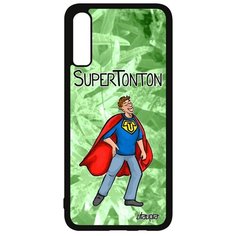 Чехол на смартфон Самсунг Галакси A70 уникальный дизайн Супердядя Герой Комикс Utaupia