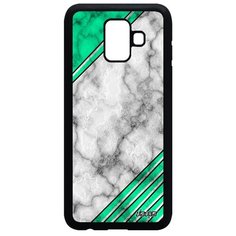 Чехол на смартфон Самсунг Галакси A6 2018 французский дизайн Уголок Треугольник Текстура Utaupia