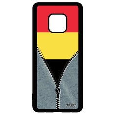 Чехол на смартфон Mate 20 Pro, "Флаг Бельгии на молнии" Патриот Путешествие Utaupia