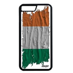 Чехол на смартфон Apple iPhone 8 Plus, "Флаг Ирландии на ткани" Страна Государственный Utaupia
