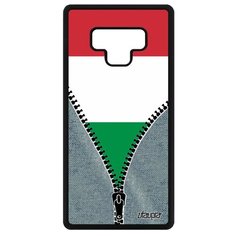 Чехол на смартфон Samsung Galaxy Note 9, "Флаг Италии на молнии" Туризм Государственный Utaupia