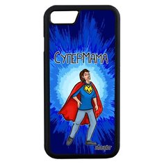 Чехол на смартфон iPhone 7 уникальный дизайн Супермама Мамуля Герой Utaupia