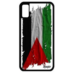 Чехол на смартфон iPhone X, "Флаг Палестины на ткани" Государственный Патриот Utaupia