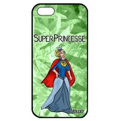 Чехол на смартфон iPhone 5 5S SE французский дизайн Суперпринцесса Комичный Шутка Utaupia