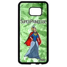 Чехол на смартфон Самсунг Галакси S7 Эйдж оригинальный дизайн Суперпринцесса Комикс Принцесса Utaupia