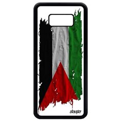 Чехол на смартфон Samsung Galaxy S8 Plus, "Флаг Палестины на ткани" Патриот Страна Utaupia