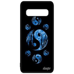 Чехол на смартфон Samsung Galaxy S10 Plus французский дизайн Инь и Ян Yin and Yang Символ Utaupia