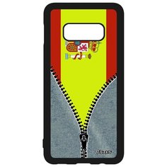 Чехол на смартфон Galaxy S10e, "Флаг Испании на молнии" Путешествие Туризм Utaupia