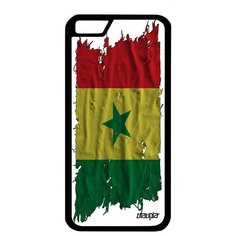Чехол на смартфон iPhone 6 6S, "Флаг Сенегала на ткани" Страна Патриот Utaupia
