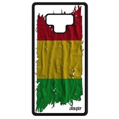 Чехол на смартфон Galaxy Note 9, "Флаг Мали на ткани" Государственный Страна Utaupia