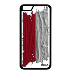 Чехол на смартфон iPhone 6 6S, "Флаг Монако на ткани" Государственный Страна Utaupia