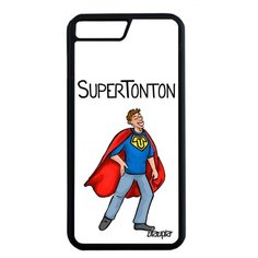 Чехол на смартфон Apple iPhone 7 Plus, "Супердядя" Супергерой Шутка Utaupia