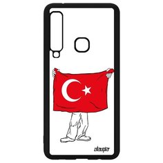 Чехол на смартфон Samsung Galaxy A9 2018, "Флаг Турции с руками" Государственный Страна Utaupia