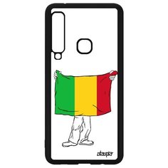Чехол на смартфон Samsung Galaxy A9 2018, "Флаг Мали с руками" Туризм Путешествие Utaupia