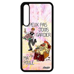 Чехол на смартфон Хуавей P20 Про французский дизайн Не могу - у меня курица! Юмор Карикатура Utaupia
