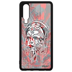 Чехол на смартфон Хуавей P30 оригинальный дизайн Портрет женщины Цветок Феерия Utaupia