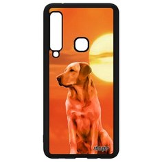Чехол на смартфон Samsung Galaxy A9 2018 оригинальный дизайн Лабрадор Спасатель Ретривер Utaupia