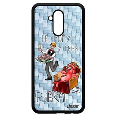 Чехол на смартфон Huawei Mate 20 lite, "Не могу - у меня красная рыбка!" Комикс Пародия Utaupia