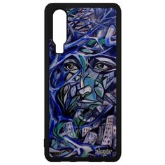 Чехол телефона Huawei P30 французский дизайн Взгляд Стрит-арт Картина Utaupia